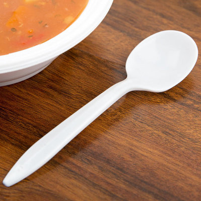 SOUP SPOON MED WEIGHT WHITE RUBY